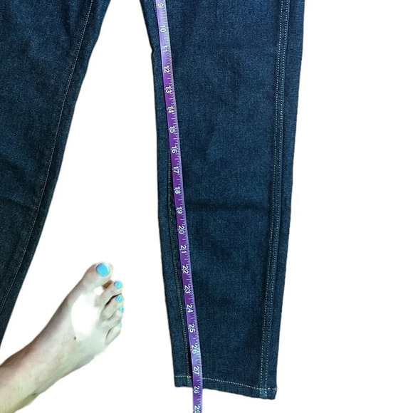 EVERLANE The Way High Skinny Jeans Size 28 Crop Dark Wash NWT High Waist Stretch - Picture 10 of 15